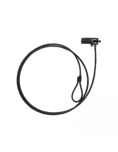 TooQ Cable de Seguridad con Combinación para Portátiles 1.5 metros,