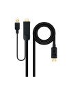 Nanocable Cable Conversor HDMI 2.0 a DisplayPort V1.2, 1.8 m, Negro