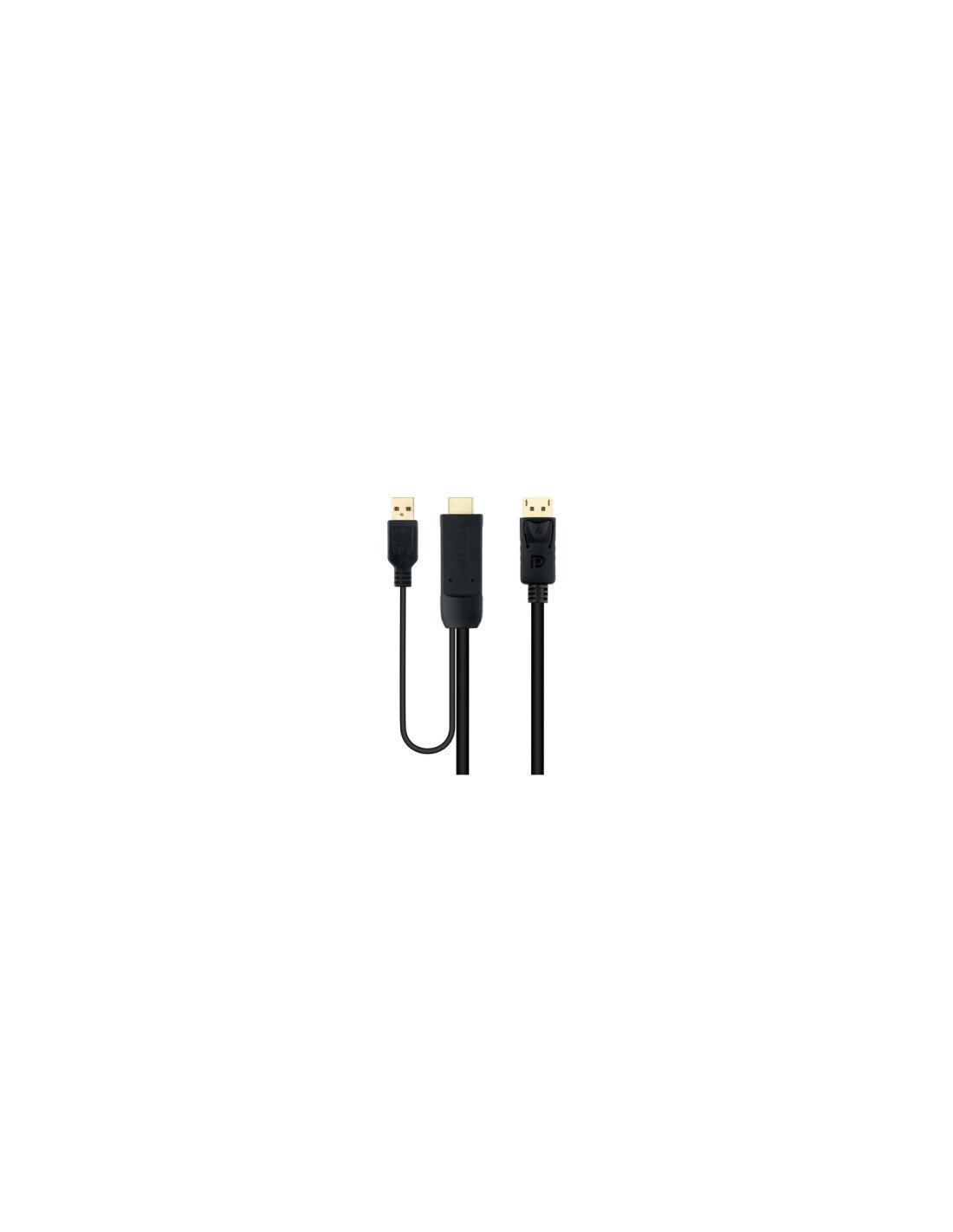 Nanocable Cable Conversor HDMI 2.0 a DisplayPort V1.2, 1.8 m, Negro