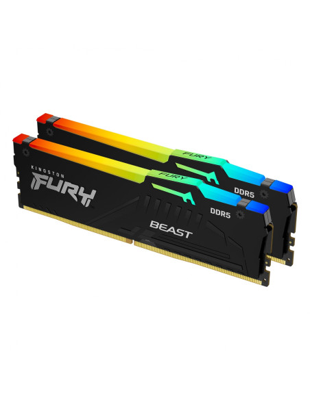 Kingston Technology FURY Beast RGB módulo de memoria 64 GB 2 x 32 GB DDR5 6000 MHz