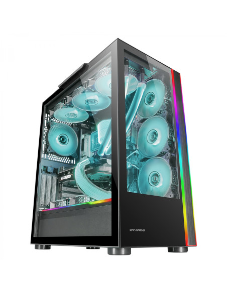 Mars Gaming MC-ULTRA, Torre Gaming Custom XXL E-ATX, Doble Tira LED