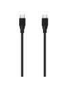 AISENS Cable USB 3.2 Gen2x2 20Gbps 8k@30Hz 5A 100w E-Marker, Tipo USB-C/M-USB-C/M, Negro, 0.6m