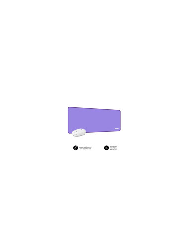 SUBBLIM Alfombrilla con Ratón Harmony Pack Mousepad XL + Wireless Mouse Purple