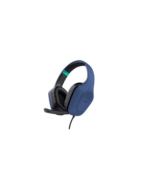 Trust GXT 415B Zirox Auriculares Alámbrico Diadema Juego Azul