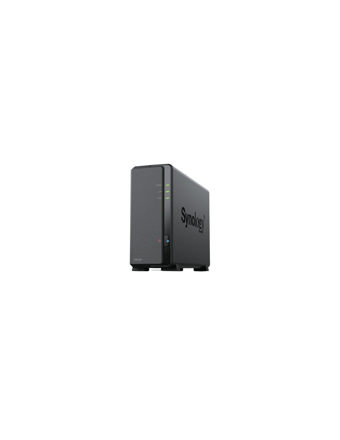 Synology DiskStation DS124 servidor de almacenamiento NAS Escritorio Ethernet Negro RTD1619B