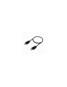 AISENS Cable DISPLAYPORT V1.2 CCS 4K@60Hz, DP/M-DP/M, Negro, 0.5m 2