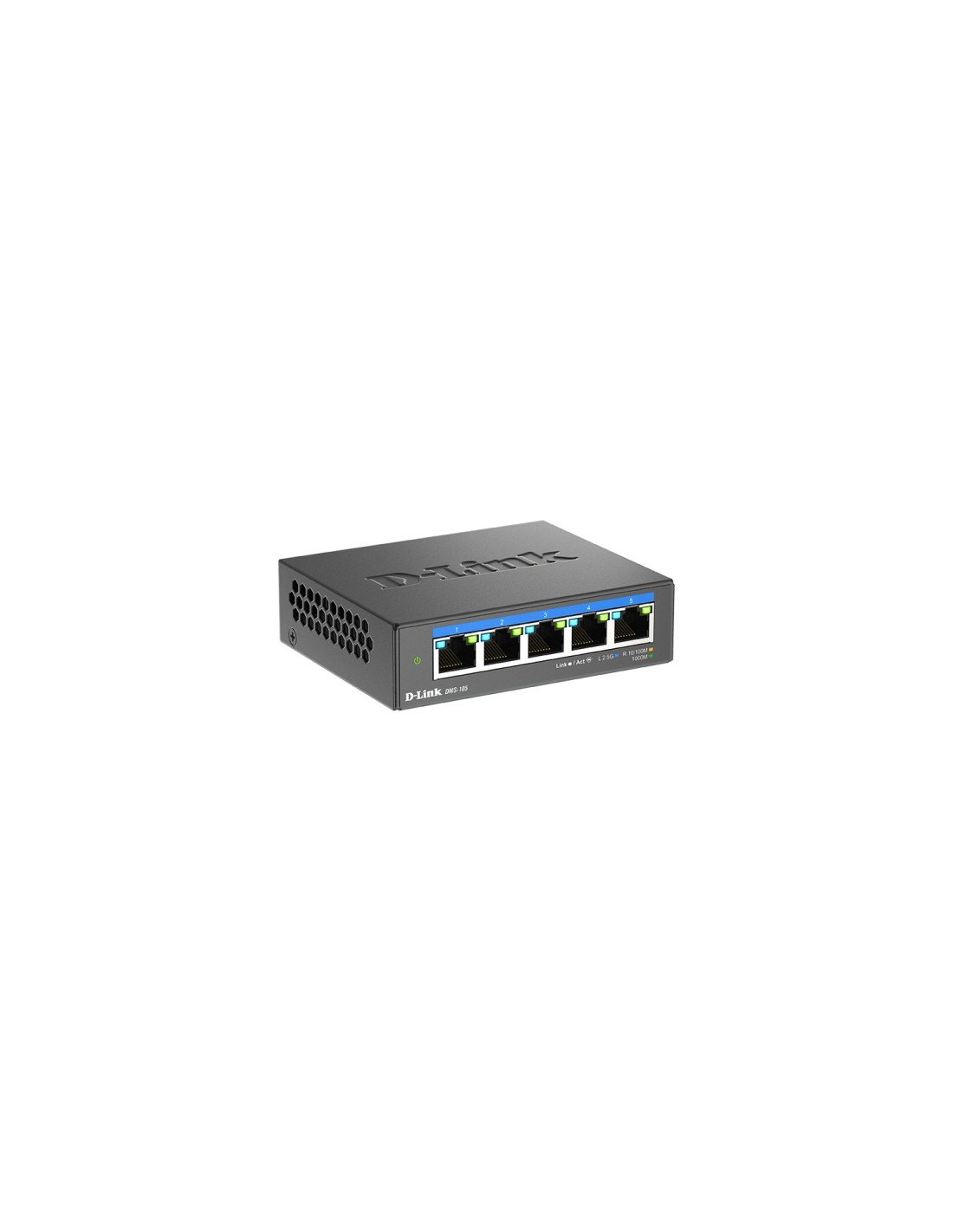 D-Link DMS-105 No administrado L2 2.5G Ethernet (100/1000/2500) Negro