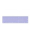 Rapoo E9800M teclado Bluetooth QWERTY Púrpura