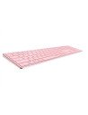 Rapoo E9800M teclado Bluetooth QWERTY Rosa