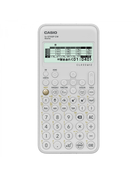 Casio FX-570SPX CW calculadora Bolsillo Calculadora cientÍ­fica Blanco