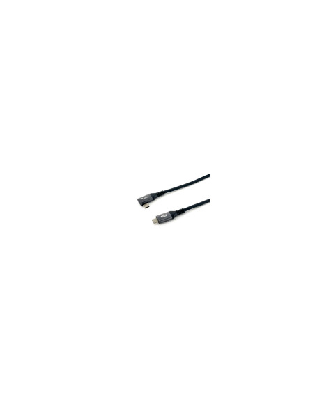 Equip Cable USB 2.0 C a C en ángulo de 90°, M/M, 3,0 m, PD 100 W,