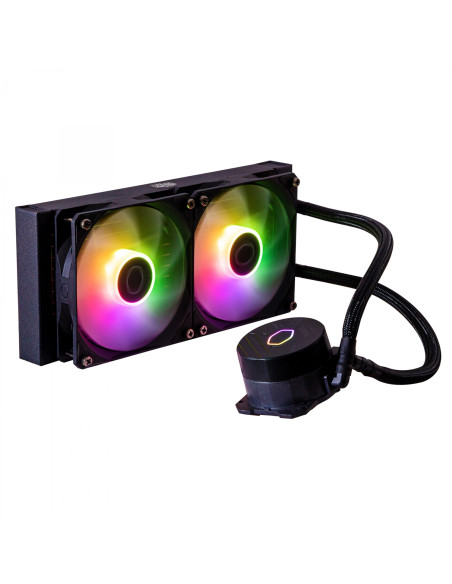 Cooler Master MasterLiquid 240L Core ARGB Procesador Liquid cooling kit 12 cm Negro