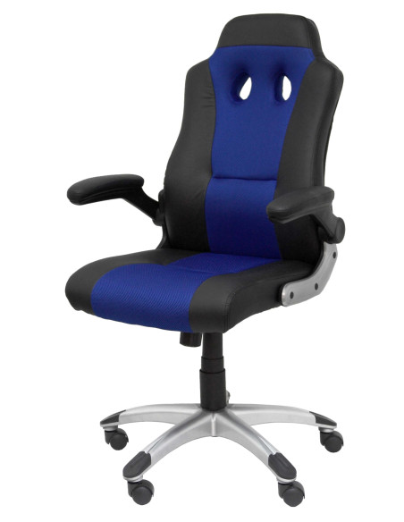 Piqueras y Crespo Silla gaming Talave similpiel negro y azul