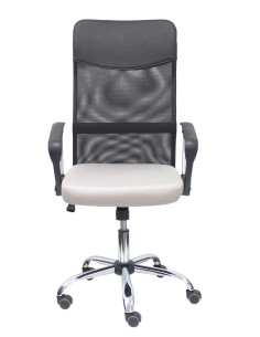Piqueras y Crespo Silla Gontar respaldo malla negro asiento gris claro 2