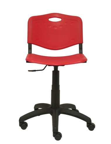 Piqueras y Crespo Silla Robledo giratoria roja