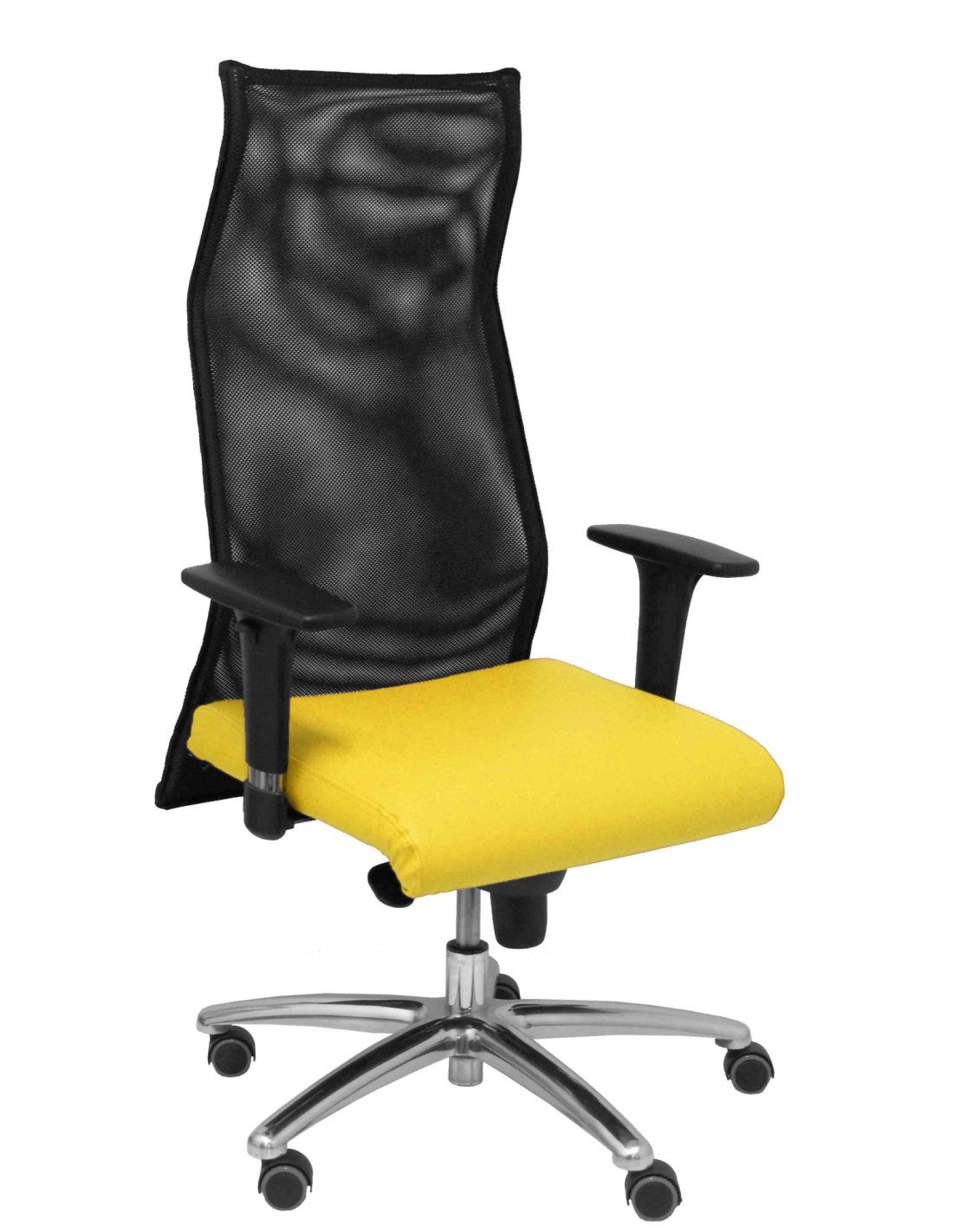 Piqueras y Crespo Sillon Sahuco similpiel amarillo