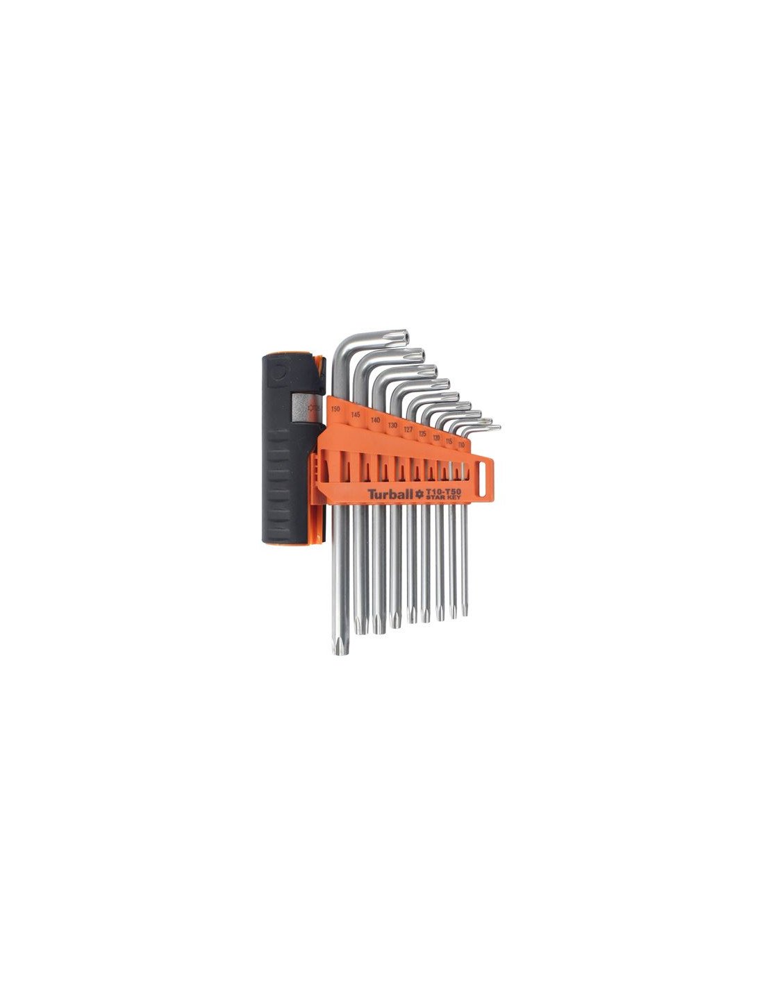 JUEGO LLAVES TORX CON ORIFICIO 9 PCS Y ADAPTADOR MADER