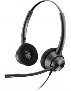 HP Poly Auriculares binaurales Poly EncorePro 320 con desconexión