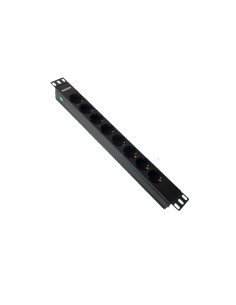 Phasak Regleta 19" 8 tomas 16A 3500W 250V 1.5 m - BNS 3518