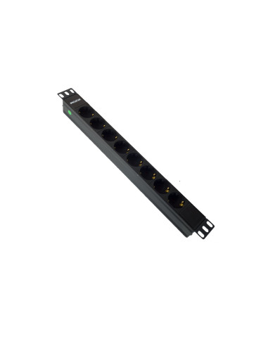 Phasak Regleta 19" 8 tomas 16A 3500W 250V 1.5 m - BNS 3518