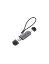Conceptronic BIAN05G lector de tarjeta USB 3.2 Gen 1 (3.1 Gen 1) Type-A/Type-C Gris