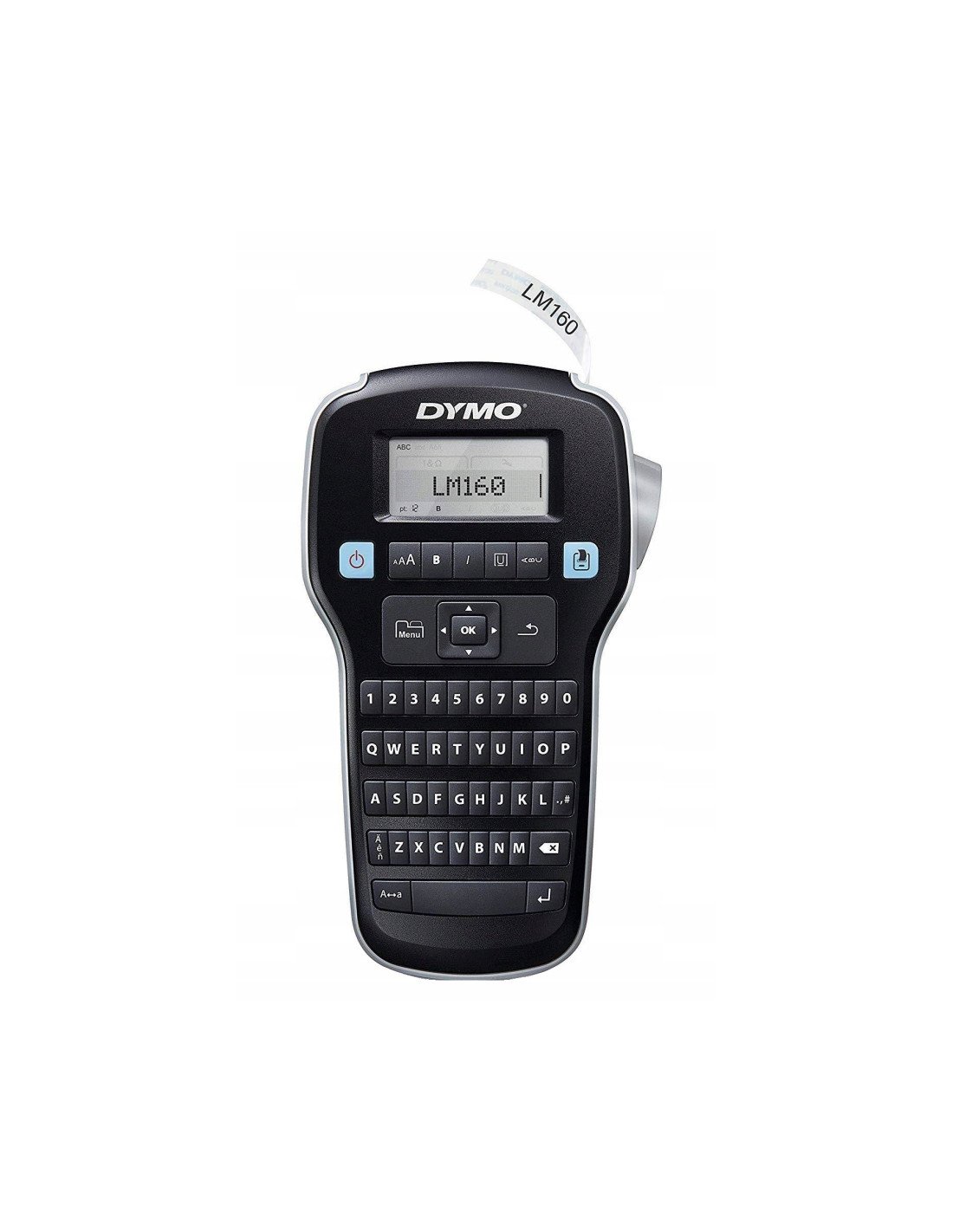 DYMO LabelManager DY LM 160 impresora de etiquetas Inyección de tinta térmica 180 x 180 DPI 12 mm/s D1 QWERTY
