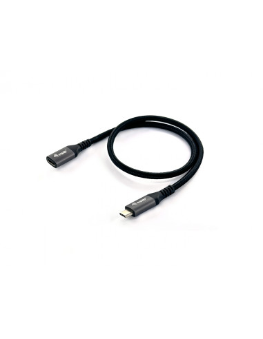 Equip 128371 Cable de extensión USB 3.2 Gen 2 C a C, M/F, 1,0m,