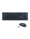 Equip 245222 teclado Ratón incluido RF inalámbrico QWERTY Portugués Negro