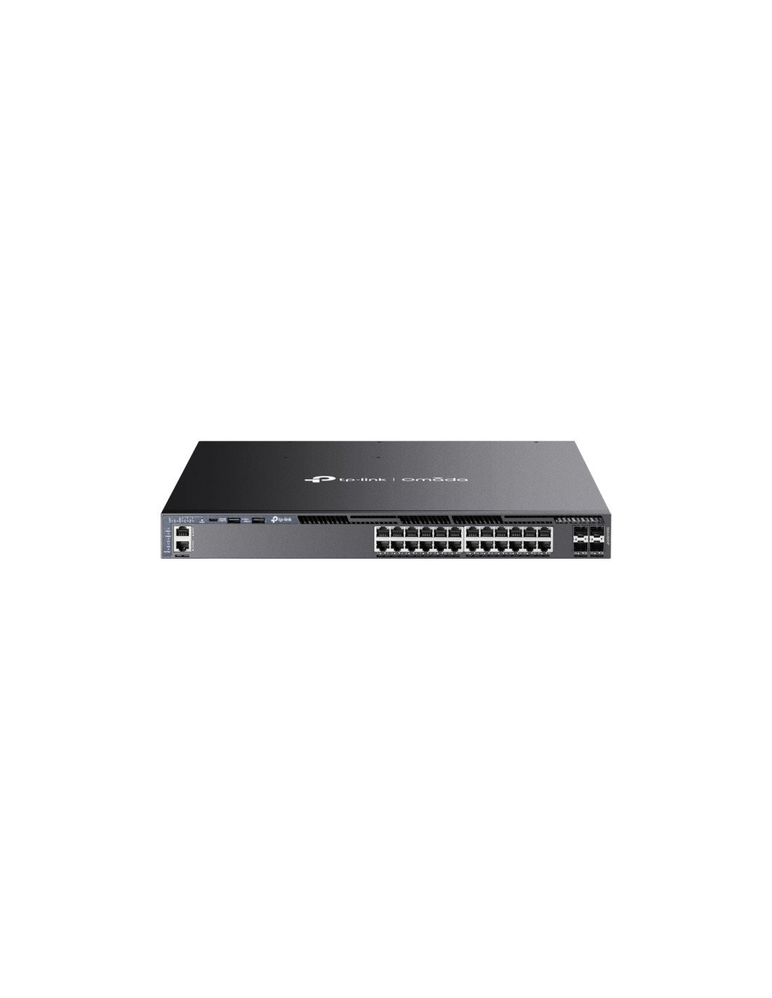 TP-Link Omada SG6428XHP switch Gestionado L3 Gigabit Ethernet (10/100/1000) EnergÍ­a sobre Ethernet (PoE) 1U Negro