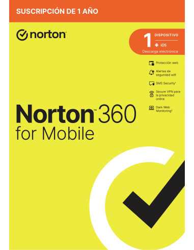 Norton 360 Mobile Seguridad de antivirus Base Portugués 1 licencia(s)