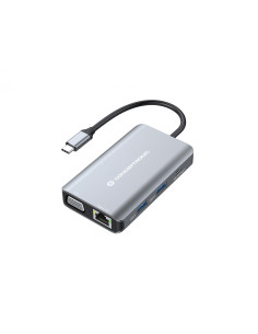 Conceptronic DONN21G base para portátil y replicador de puertos
