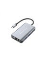 Conceptronic DONN21G base para portátil y replicador de puertos Alámbrico USB 3.2 Gen 1 (3.1 Gen 1) Type-C Gris