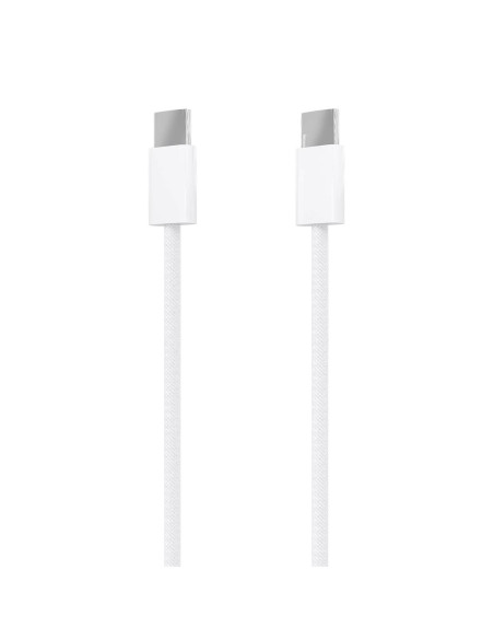 AISENS Cable USB 2.0 3A 60W Apple, tipo USB-C/M-USB-C/M, Blanco, 2.0m