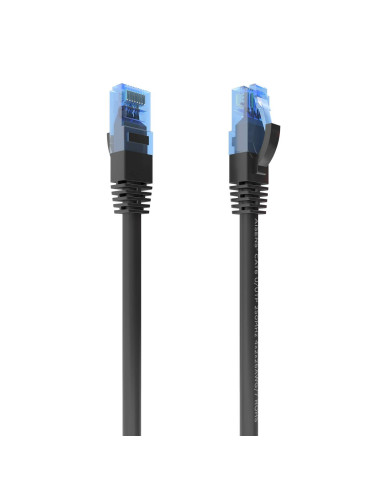 AISENS Cable De Red Latiguillo RJ45 Cat.6 UTP AWG26 CCA, Negro, 2.0 m