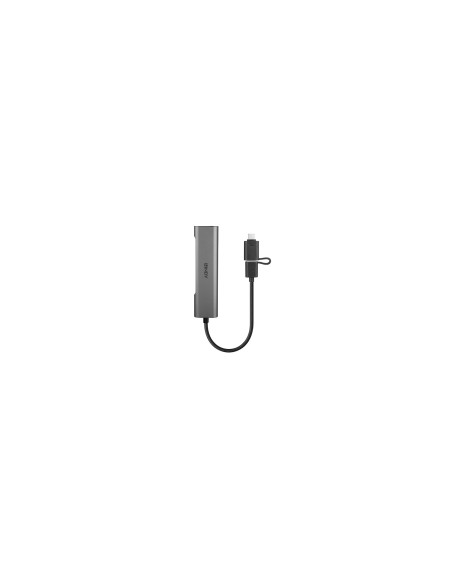 Lindy 43379 hub de interfaz USB 3.2 Gen 1 (3.1 Gen 1) Type-A + Type-C