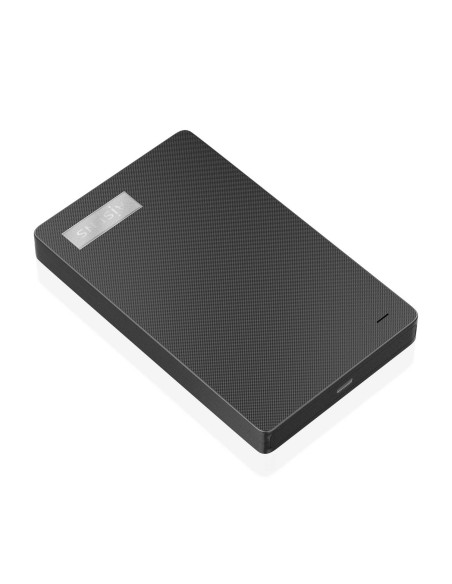 AISENS Caja Externa 2,5″ 9.5mm SATA a USB-C USB3.1 Gen1, Negra