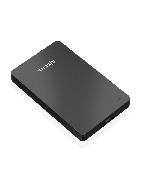 AISENS Caja Externa 2.5″ 9.5mm SATA a USB-C USB3.1 Gen1, Negra