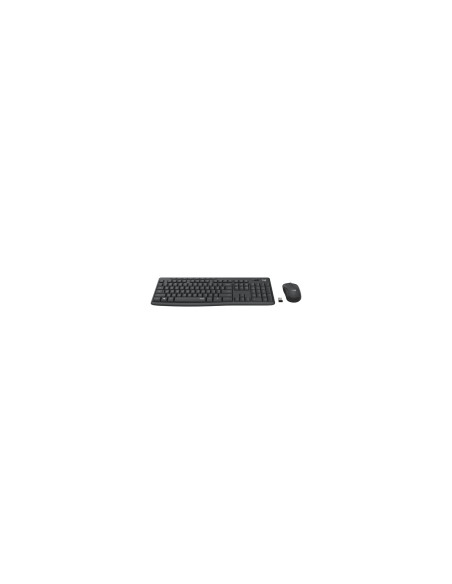 Logitech MK295 Silent Wireless Combo teclado Ratón incluido Oficina USB QWERTZ Alemán Grafito