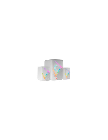 Mars Gaming MS-H21, Altavoces Gaming RGB 2.1 y Subwoofer 35W, Sistema