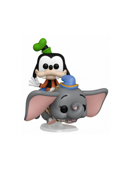 Funko pop ride supdlx disney world 50th aniversario goofy volando con dumbo 50571