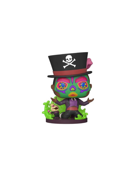 Funko pop disney villanos tiana y el sapo sugar skull facilier base especial