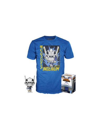 Pop & tee my hero academia tenya iida ingenium (full mech suit) funko + camiseta talla xl