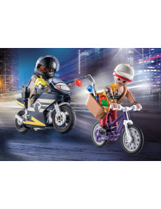 Playmobil starter pack fuerzas especiales y ladr