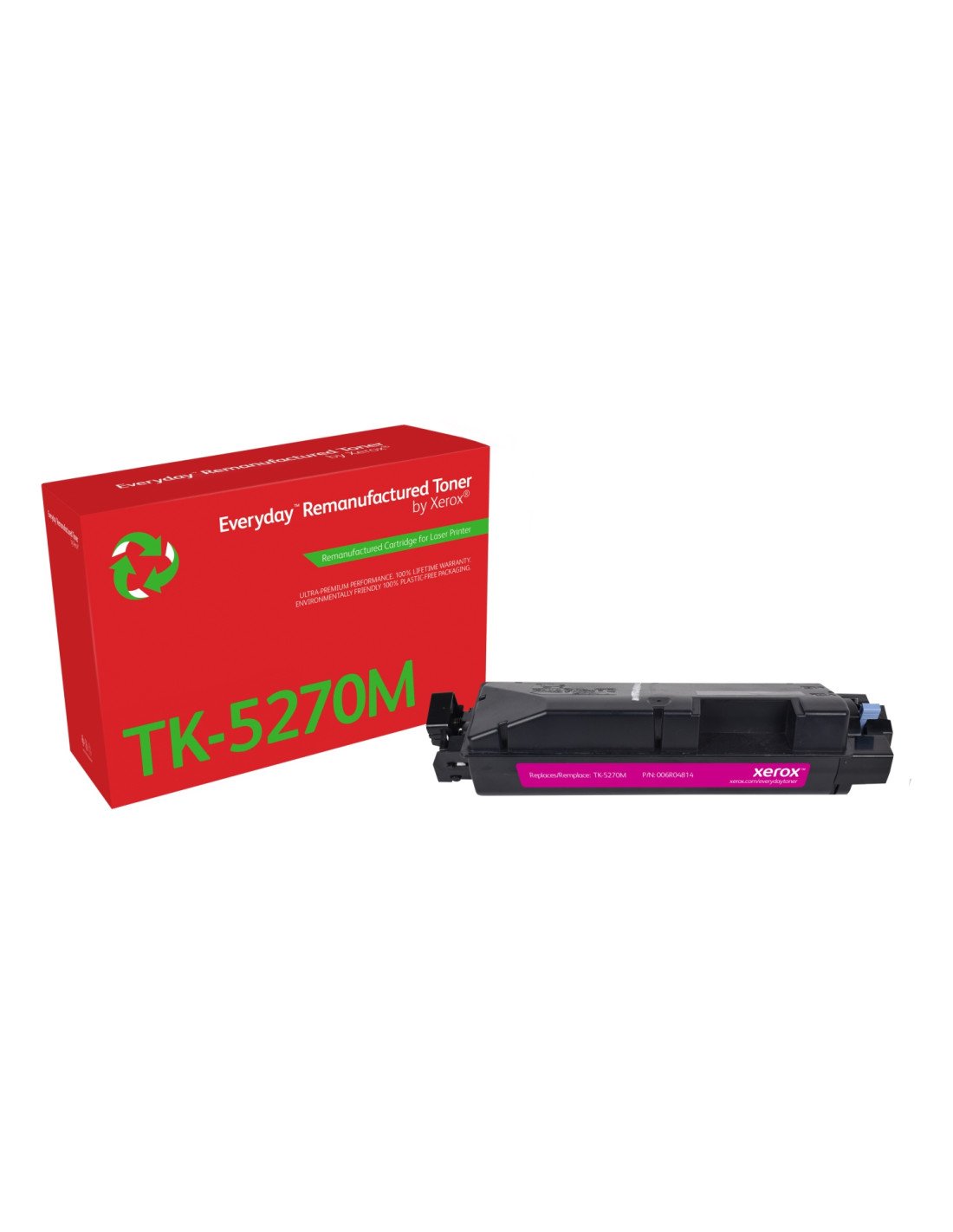 Remanufacturado Everyday Tóner Everyday™ Magenta remanufacturado de Xerox es compatible con Kyocera TK-5270M, Capacidad estándar