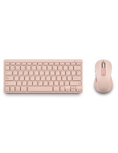 NGS FANTASY (QUERTY, ES) teclado Ratón incluido Universal RF Wireless + Bluetooth QWERTY Español Rosa