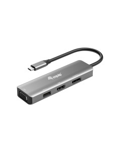 Equip Adaptador USB-C a HDMI/DisplayPort/VGA/USB