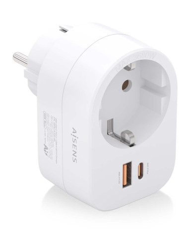 AISENS ASPS-1A1C06-W cargador de dispositivo móvil Universal Blanco