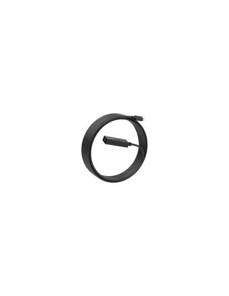 AISENS Cable USB 3.2 Gen1x1 prolongador con Amplificador, USB-C/M-USB-C/H, Negro, 5.0m