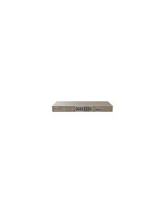 IP-COM Networks G1118P-16-250W switch No administrado Gigabit Ethernet (10/100/1000) Energía sobre Ethernet (PoE) Marrón