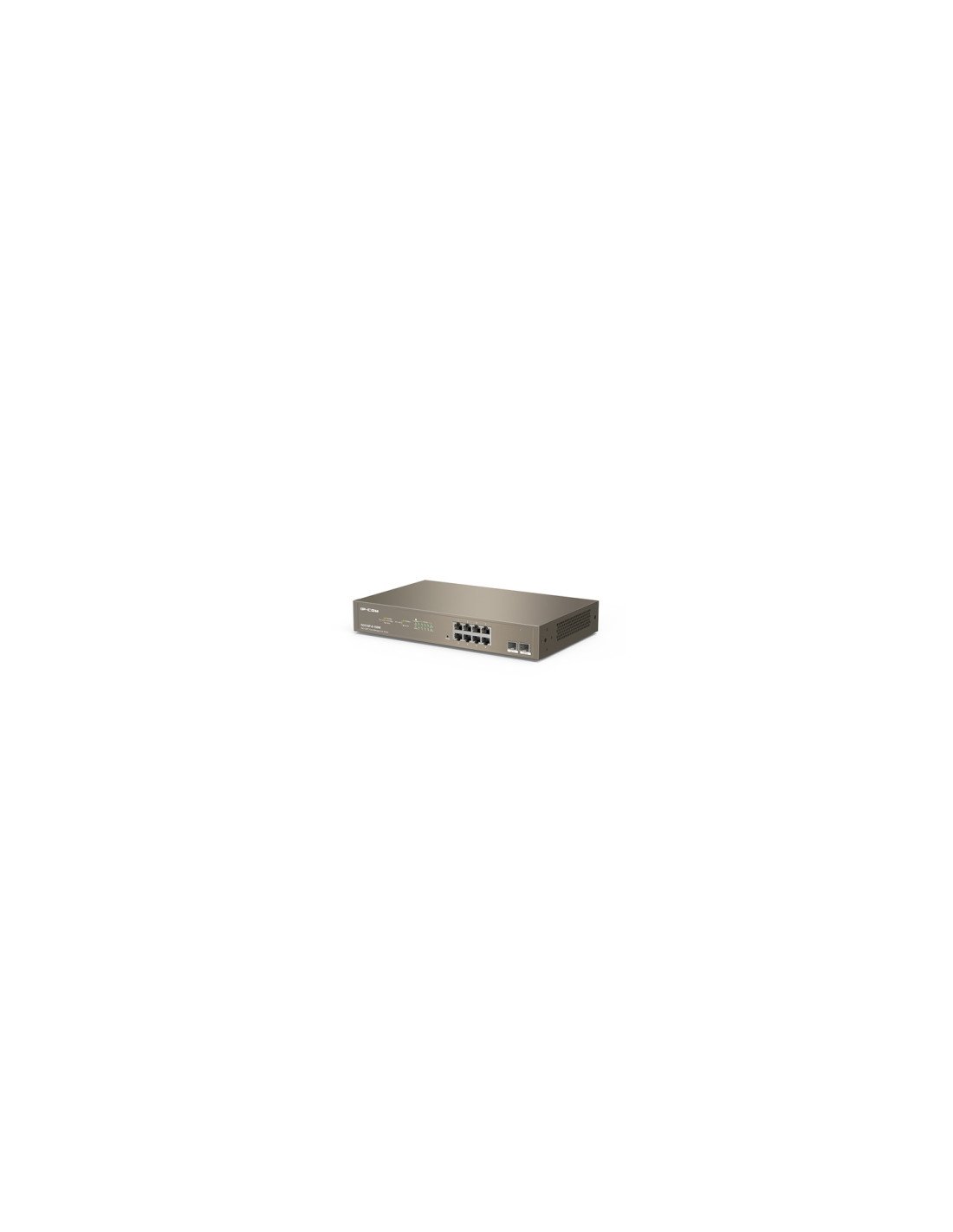 IP-COM Networks G3310P-8-150W switch Gestionado L2 Gigabit Ethernet (10/100/1000) Energía sobre Ethernet (PoE) Gris